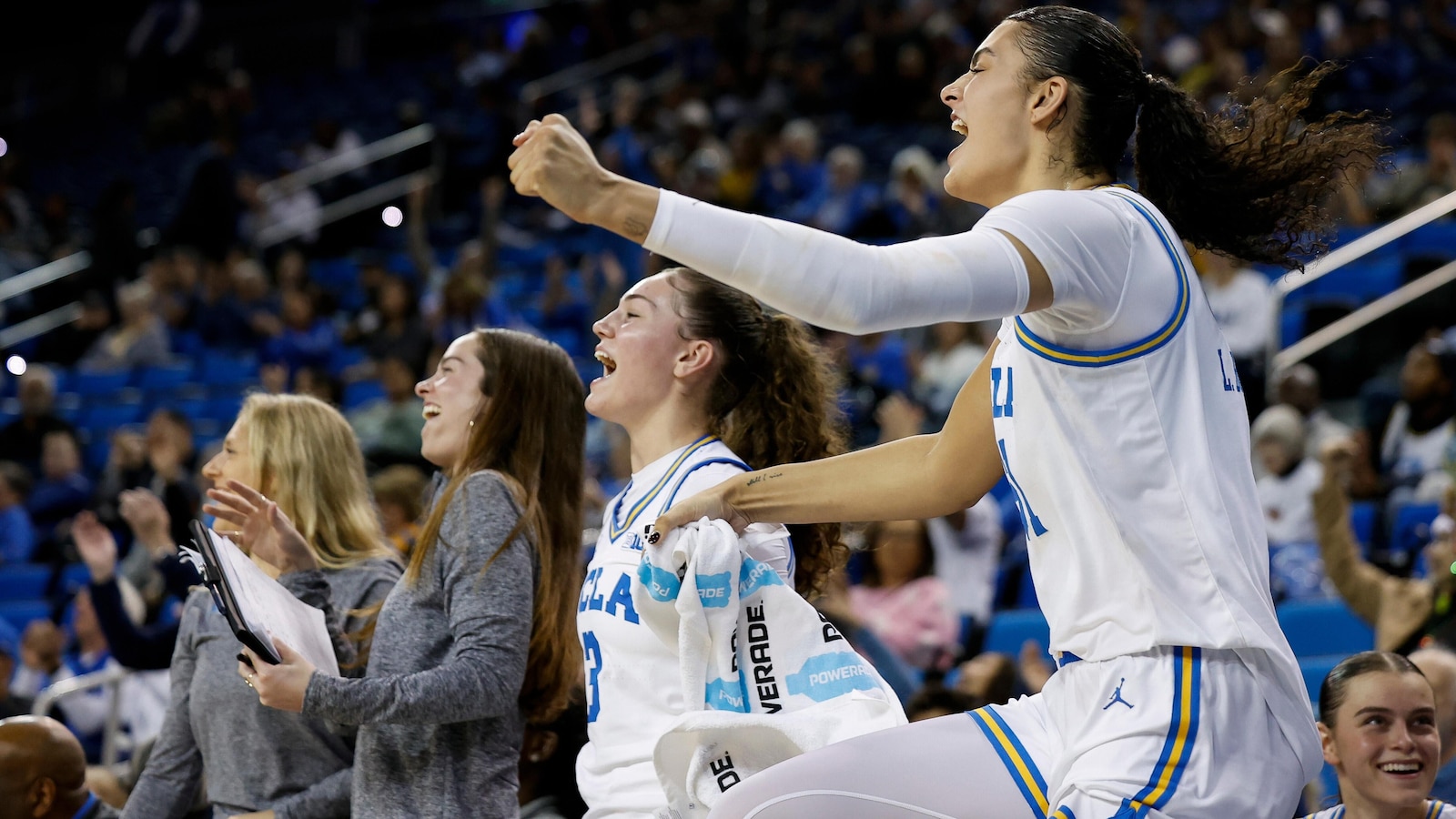 Betts, Rice help No. 4 UCLA women beat Cal Poly 115-28