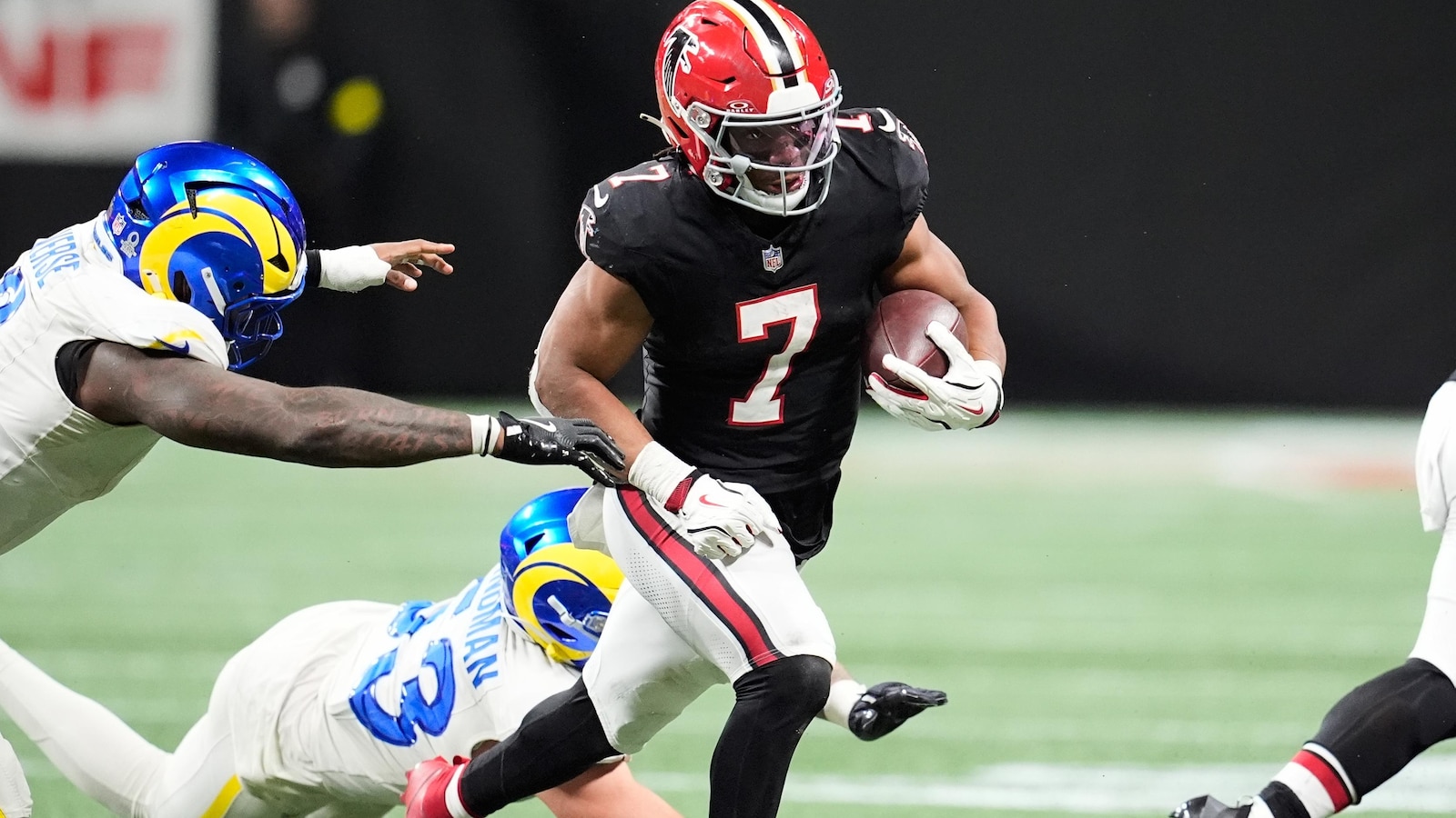 Bijan Robinson, Falcons finishing strong with 3rd straight win after elimination from playoffs