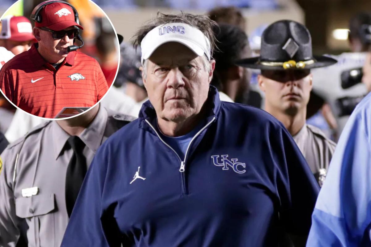 Bill Belichick hiring Bobby Petrino as he reshapes UNC's coaching...