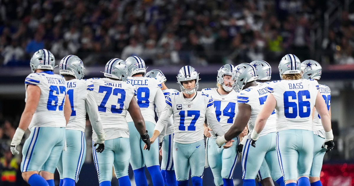 How things went wrong for Brandon Aubrey, Cowboys on what should've been a career night