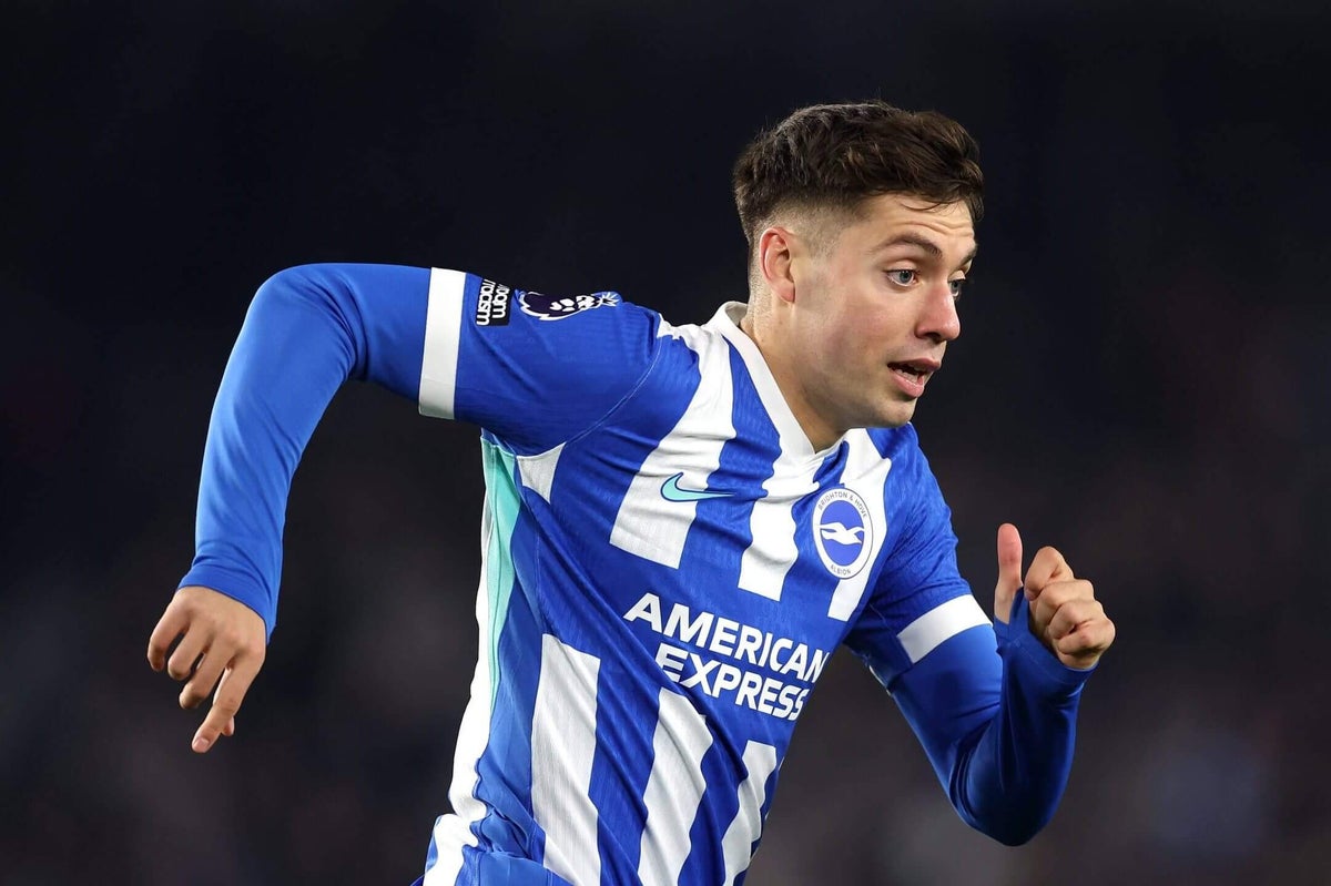 Brighton's Stefanos Tzimas to miss rest of season after ACL injury on full Premier League debut