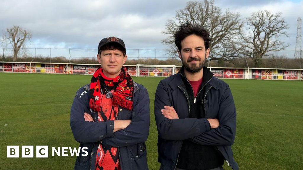 Artists enjoying Brislington Football Club residency