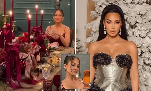 Celebrity Christmas dinners ranked from the Kardashians to J.Lo