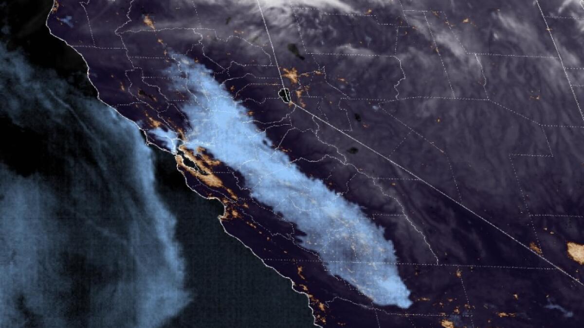 'Extreme' cloud bank for 16 days and counting in Central Valley; record-cold December possible
