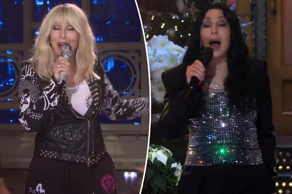 Cher accused of lip-syncing during 'SNL' performance  --  drawing...