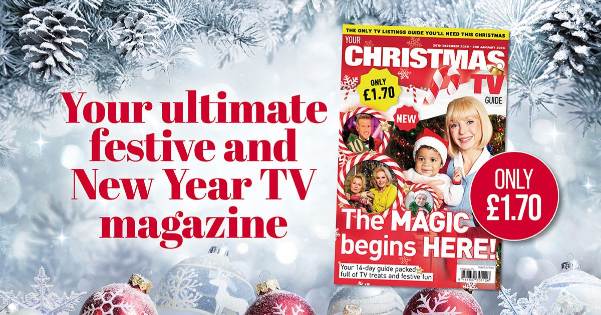 Your Christmas TV 2025 magazine is on sale December 10 - The Mirror