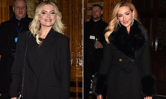 Corrie Xmas party chaos as taxi knocks over two people