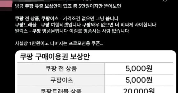 Coupang's 1.685 Trillion Won Compensation Plan Criticized
