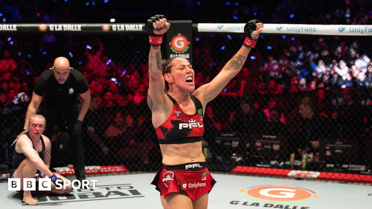 PFL Europe: Cris Cyborg dominates Sara Collins before calling out Briton Dakota Ditcheva