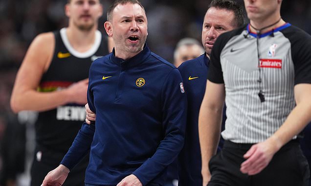 Denver coach David Adelman ejected for first time in NBA career as...