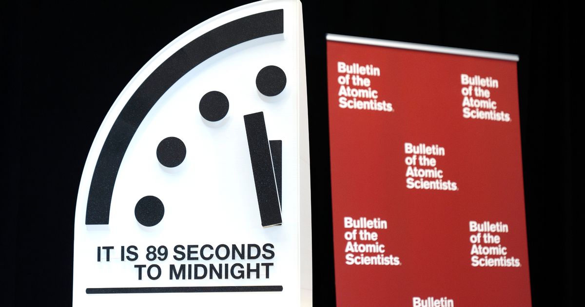 Doomsday Clock stands at 89 seconds to midnight - but we'll never see it strike zero - The Mirror