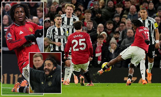 Dorgu's volley earns Man United 1-0 win as Amorim changes formation