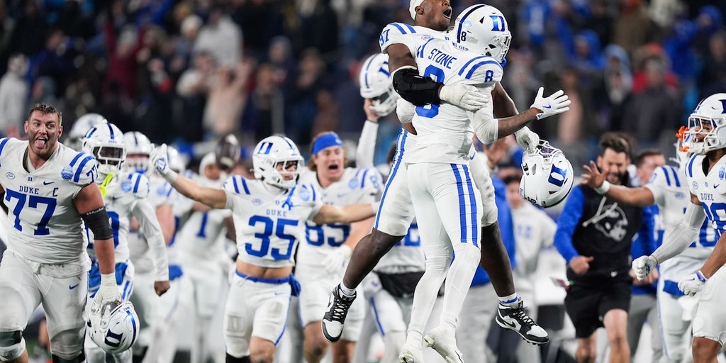 Duke upsets Virginia in overtime to claim ACC title, possibly shaking up CFP picture
