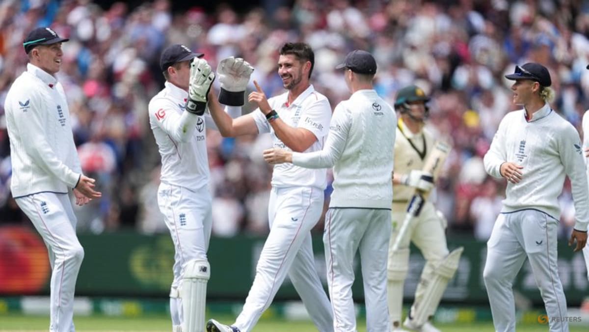England bowled out for 110 in reply to Australia's 152 in fourth Ashes test