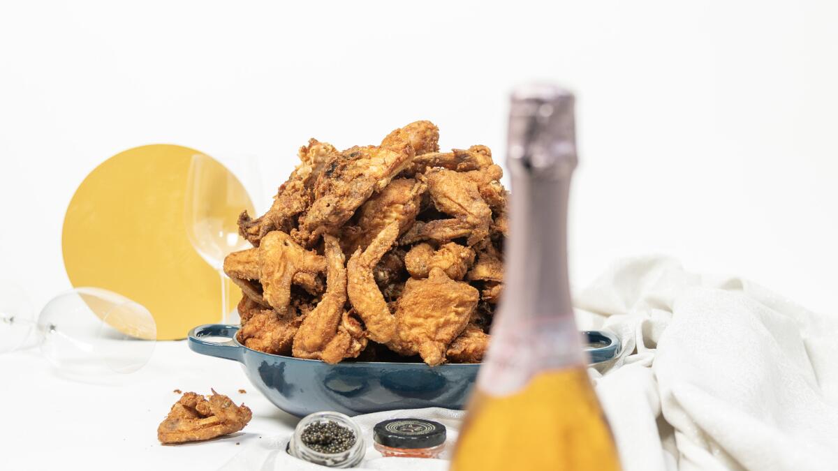Fried chicken and sparkling wine? 6 pairings in L.A. for a festive New Year's Eve