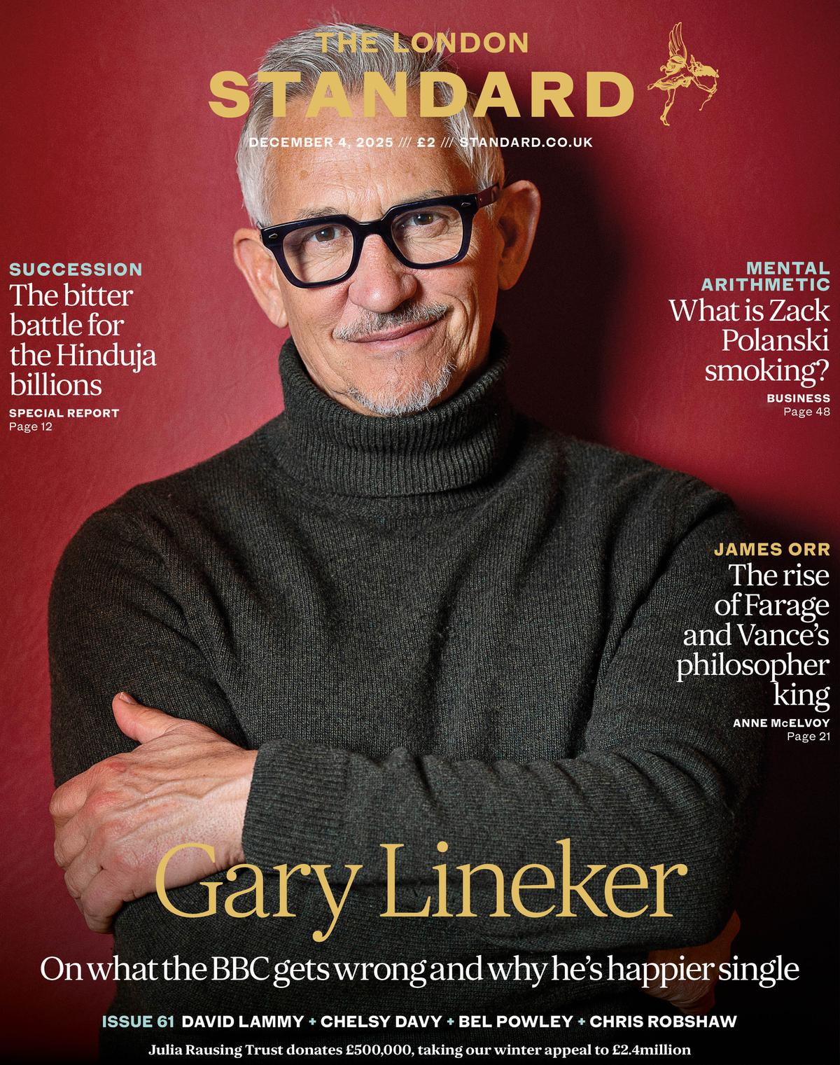 Inside this week's London Standard: Gary Lineker