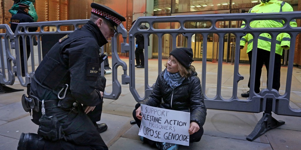 Greta Thunberg arrested at pro-Palestinian protest in London