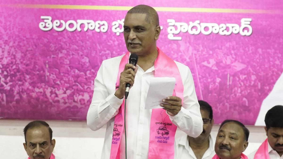 Changing name of NREGS, removing Mahatma Gandhi's name from it is reprehensible: Harish Rao