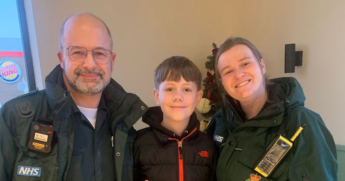 Hero schoolboy saves mum's life after she collapsed behind the wheel on shopping trip - Daily Star