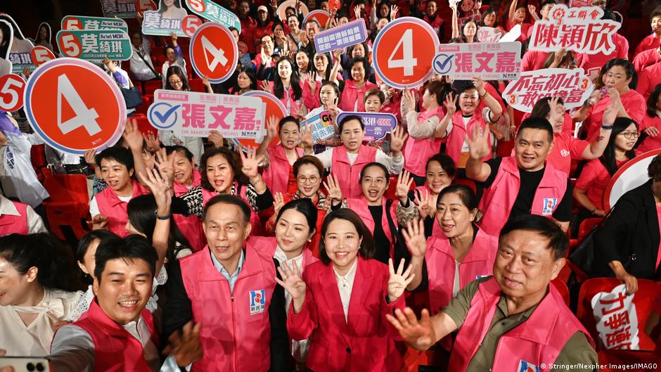 Hong Kong holds election as city reels from deadly fire
