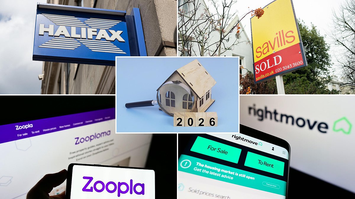 Will house prices rise or fall in 2026? We reveal the forecasts