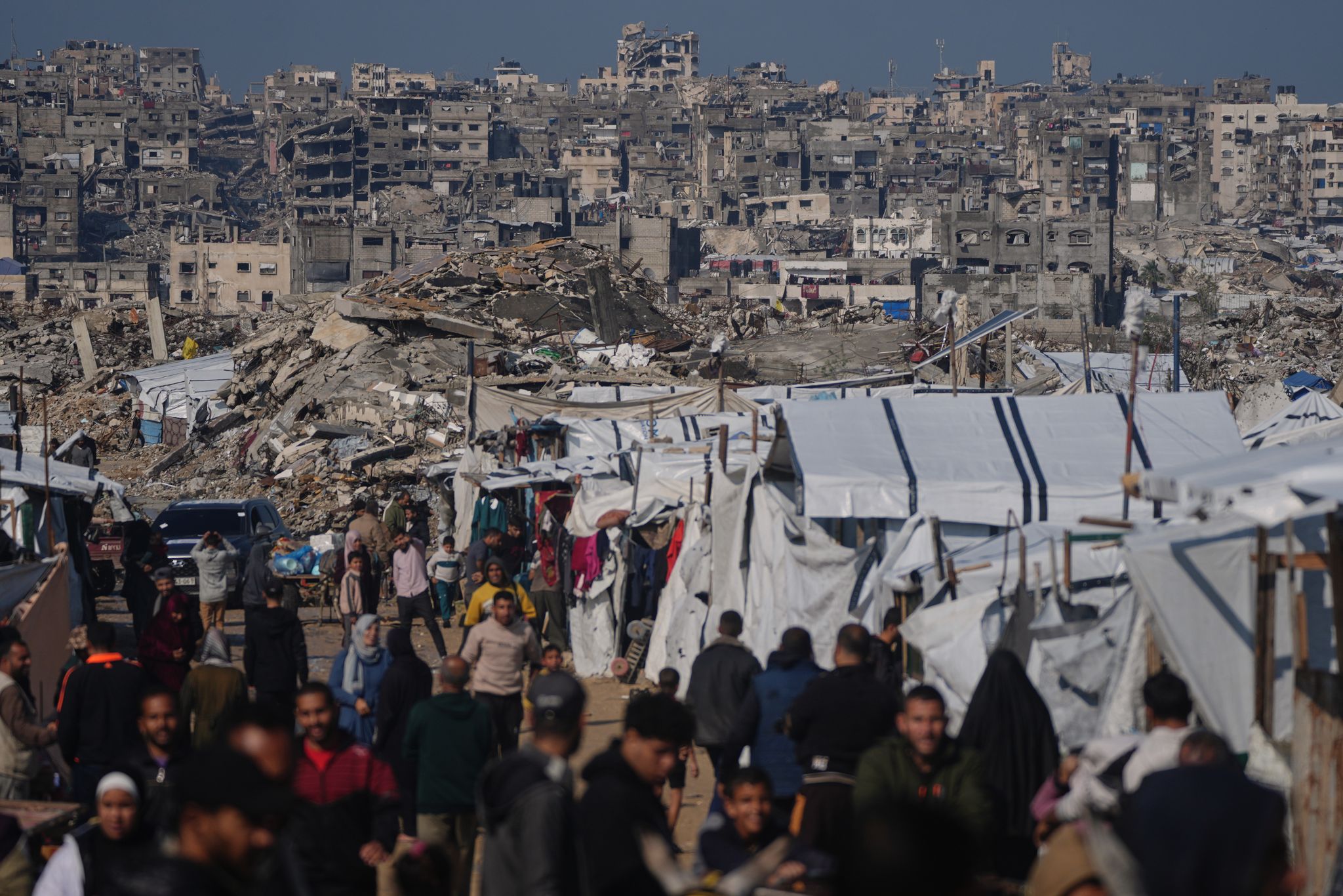 Israel fires mortar into Gaza residential area, wounding at least 10