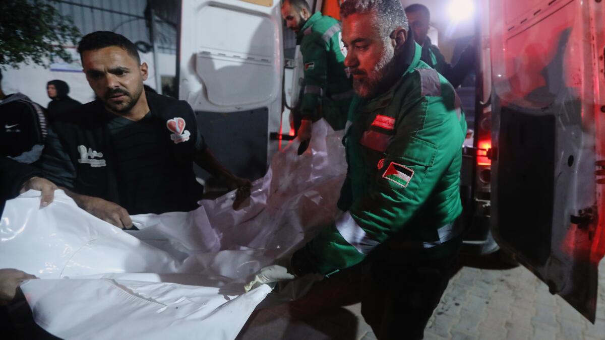 Israeli fire kills at least 5 Palestinians in Gaza, including a baby, hospital says