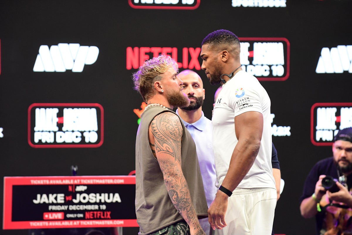 Jake Paul says he will 'shock the world' as he prepares to face Anthony Joshua