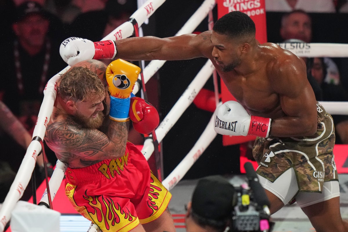 Jake Paul vs Anthony Joshua final punch stats revealed after Briton's KO win
