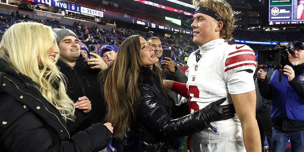 Romance rumors swirl around Jaxson Dart as model appears at Giants' game vs Patriots