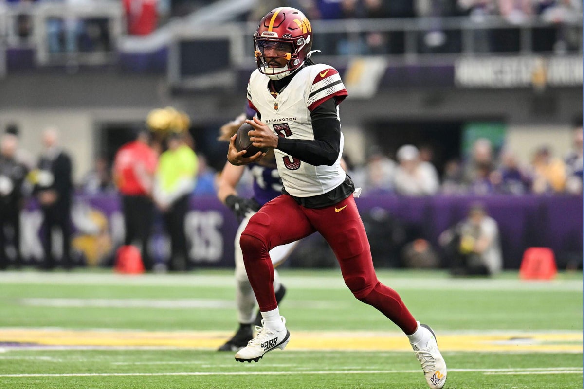 Jayden Daniels hasn't been what he was as a rookie. But there's more to the story