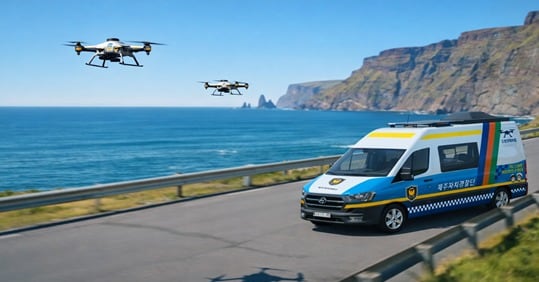 Jeju Launches Nation's First AI Security Drone