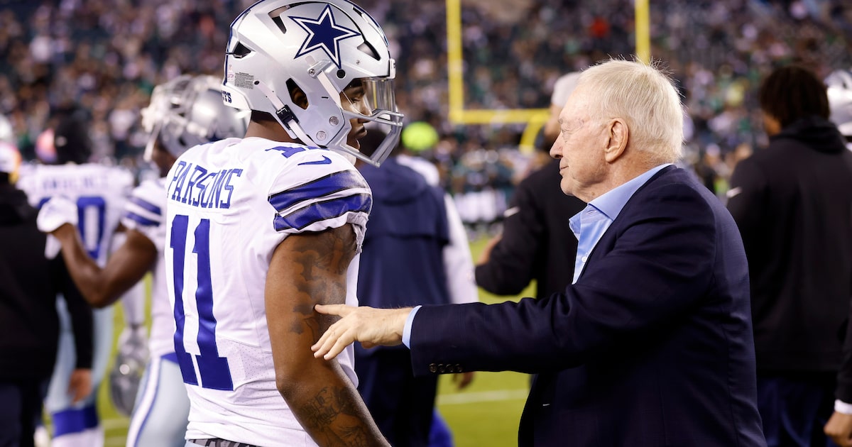 Jerry Jones wishes Micah Parsons 'the very best' after ex-Cowboy's season-ending injury