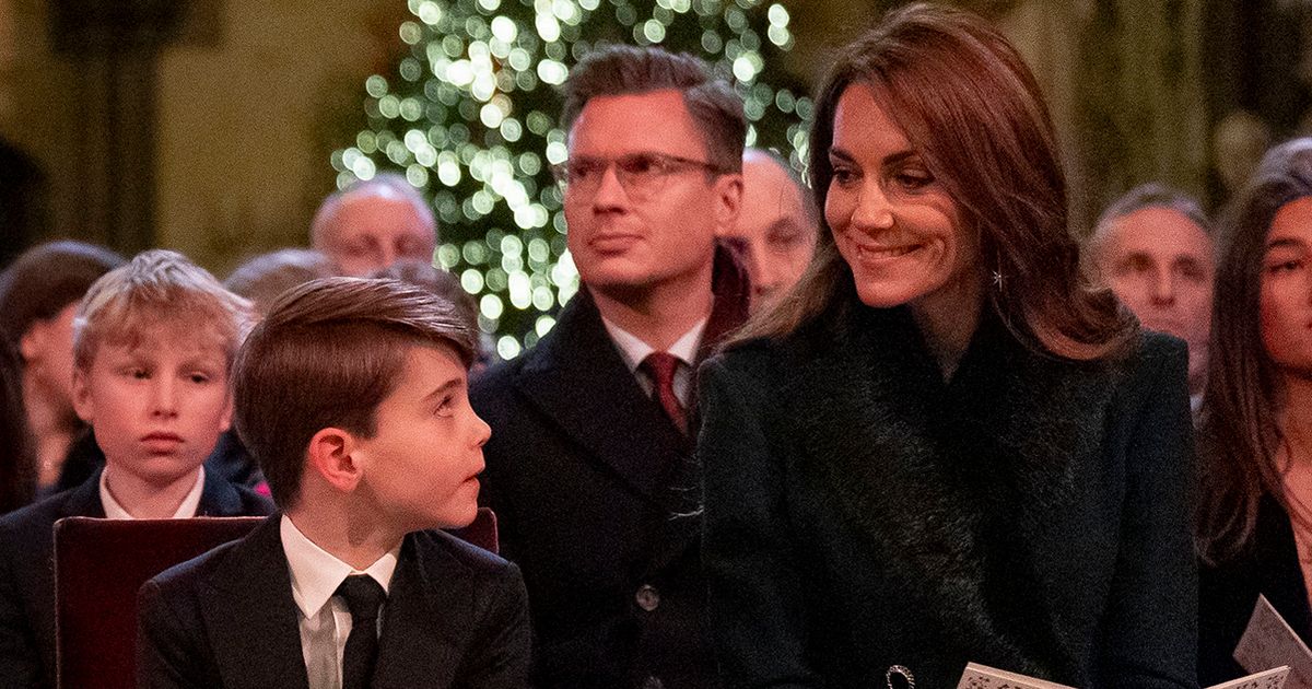 Kate and Prince Louis share sweet moment - royal carol concert in pictures
