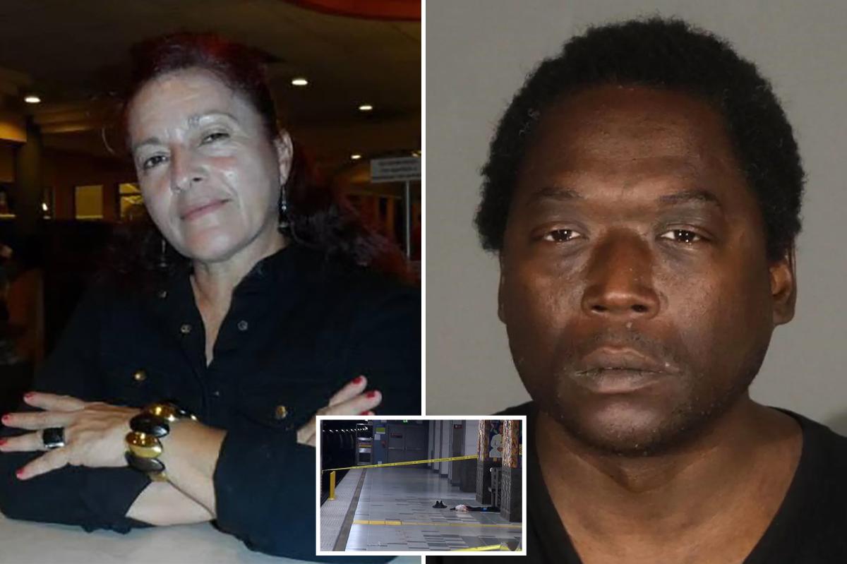 Killer who slashed woman's throat in unprovoked attack on LA train...