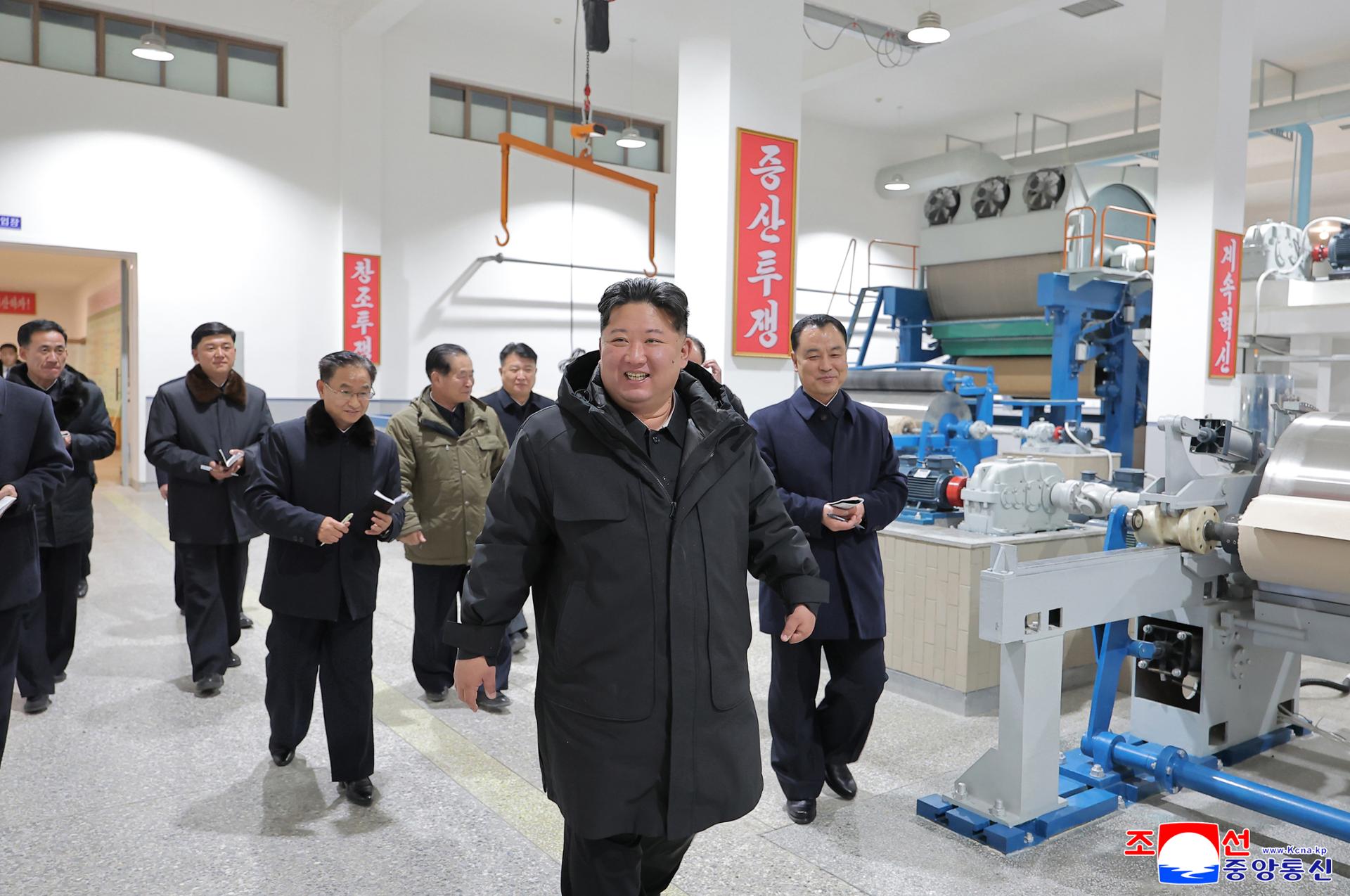 N. Korea's Kim inspects regional factories ahead of official opening - The Korea Times