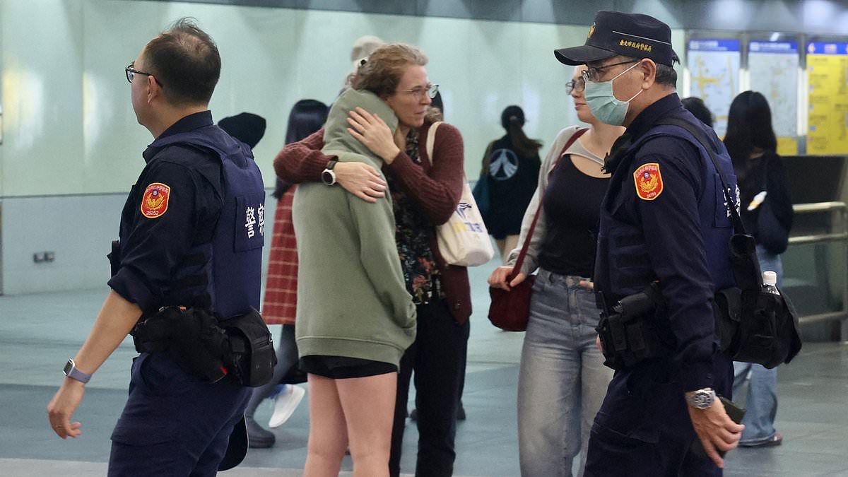 Knifeman stabs nine people after throwing smoke grenades in Taiwan