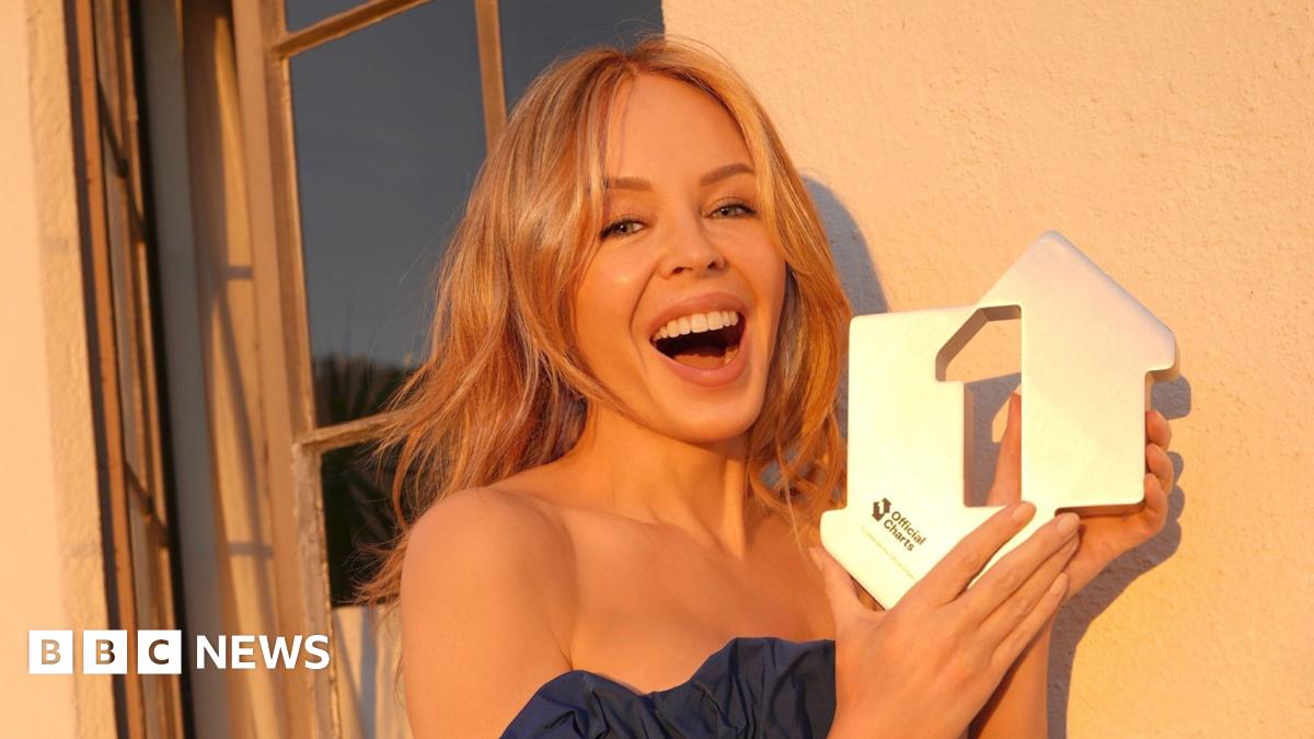 Kylie beats Wham! to UK Christmas number one - she'll do a jigsaw to celebrate