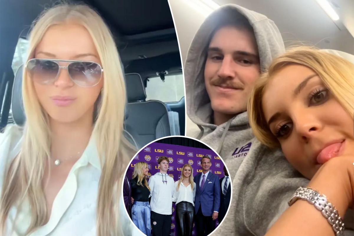 Lane Kiffin's daughter Landry reveals LSU whirlwind in new video...
