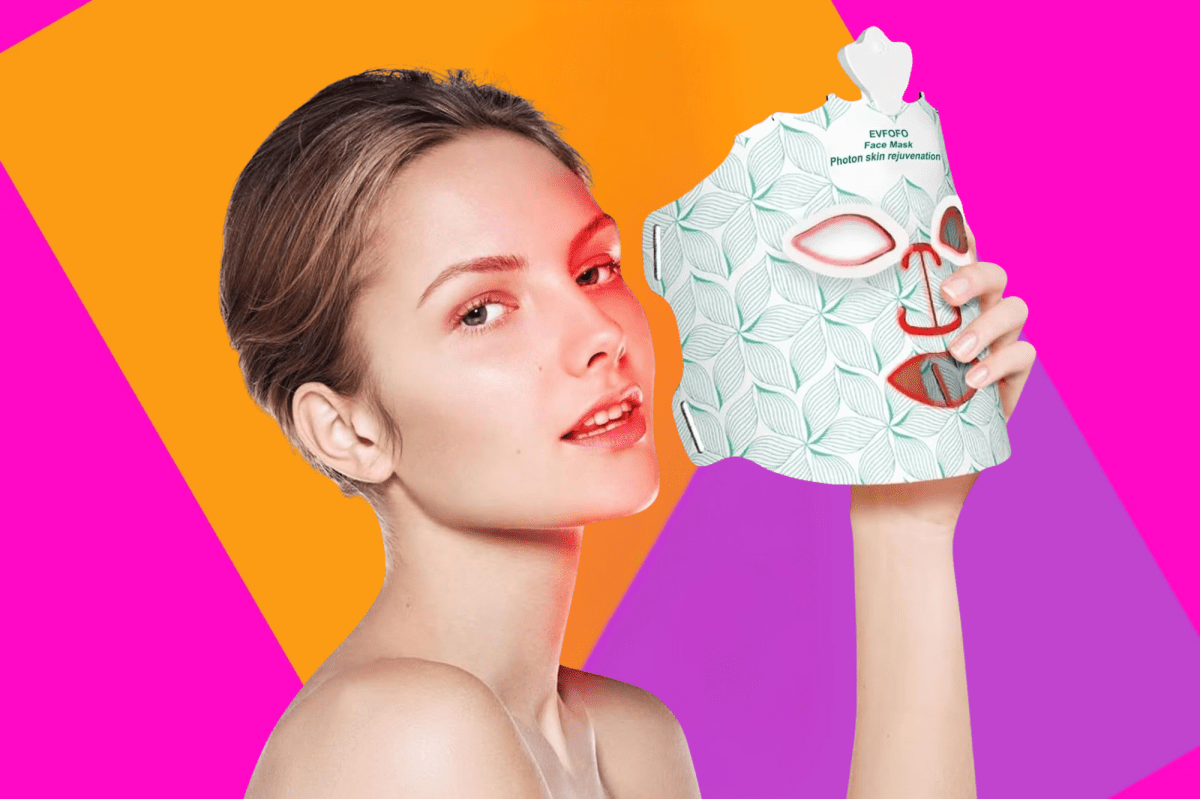 Meet the LED Face Mask that makes you look like a cyborg... but hot