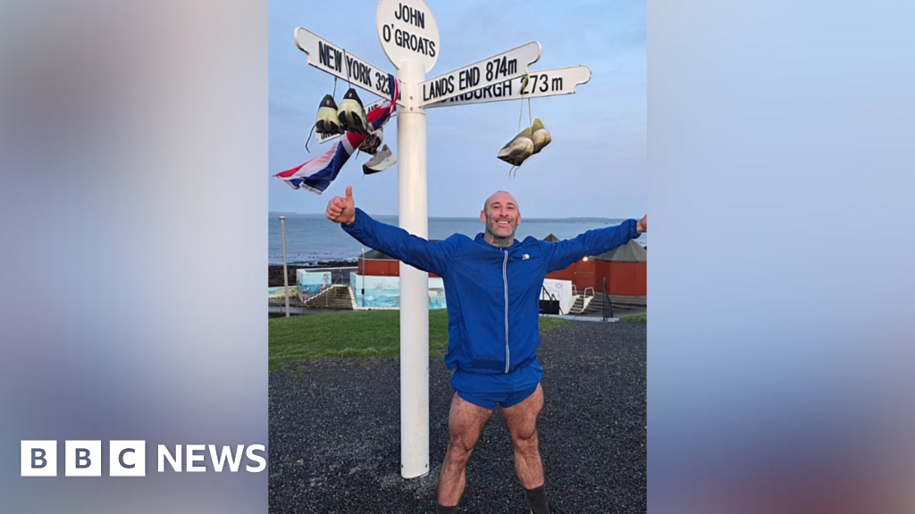 Leicester man runs length of UK for children's hospital charity