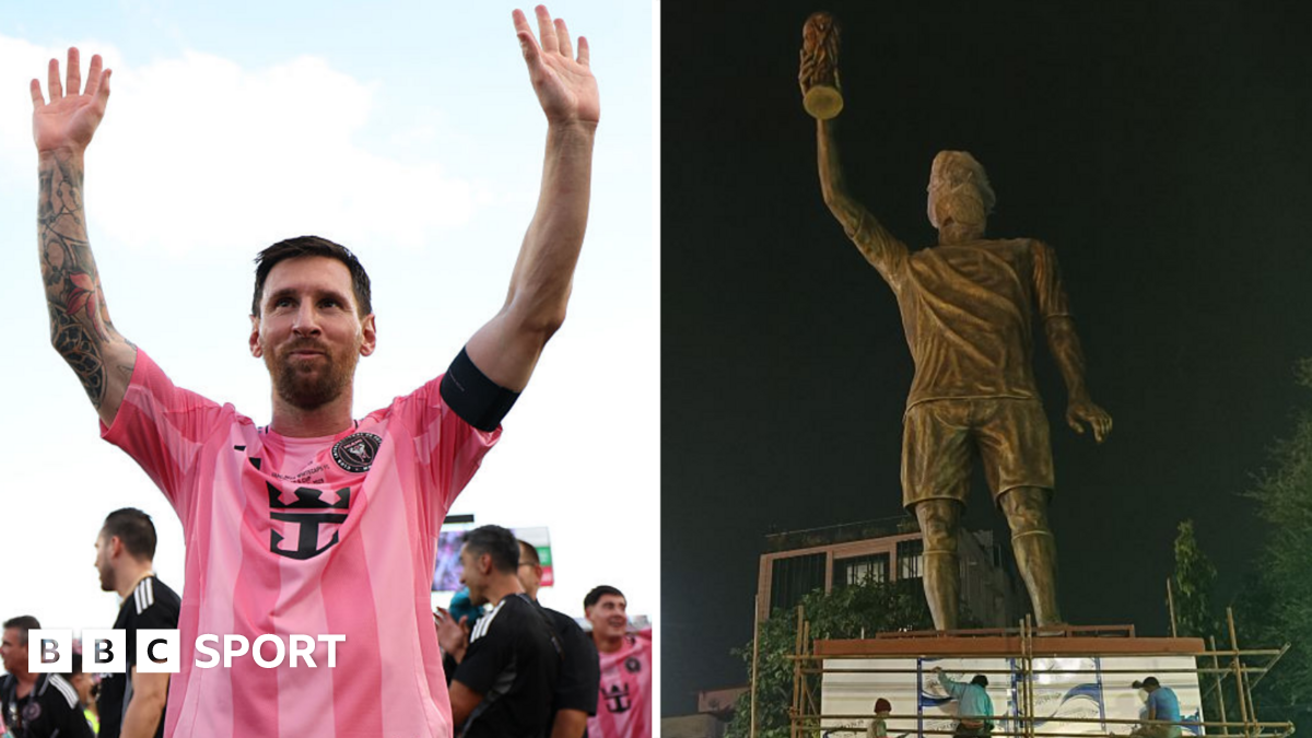 Lionel Messi to unveil 70ft statue of himself on 'GOAT' tour