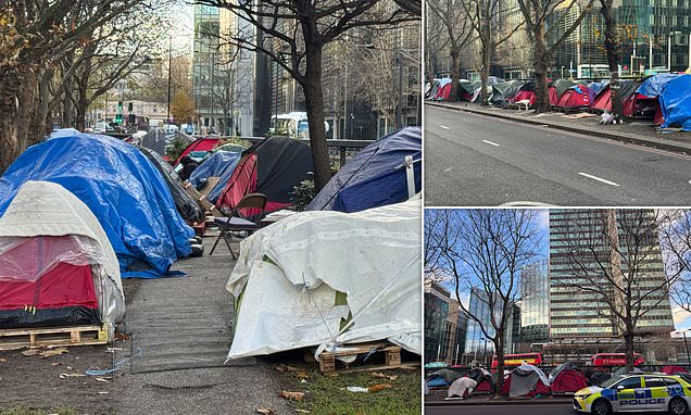 London's Skid Row: The homeless encampment that shames Sadiq Khan