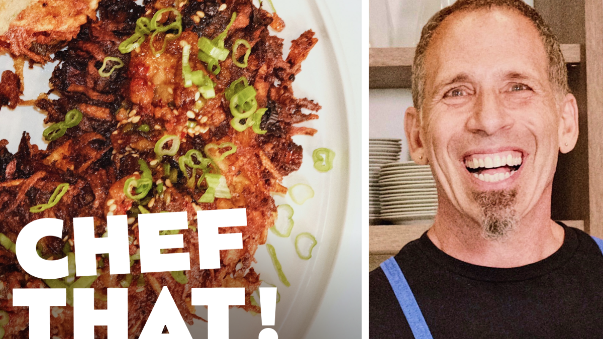 Two very Los Angeles latkes for anytime of the year from OyBar's Jeff Strauss