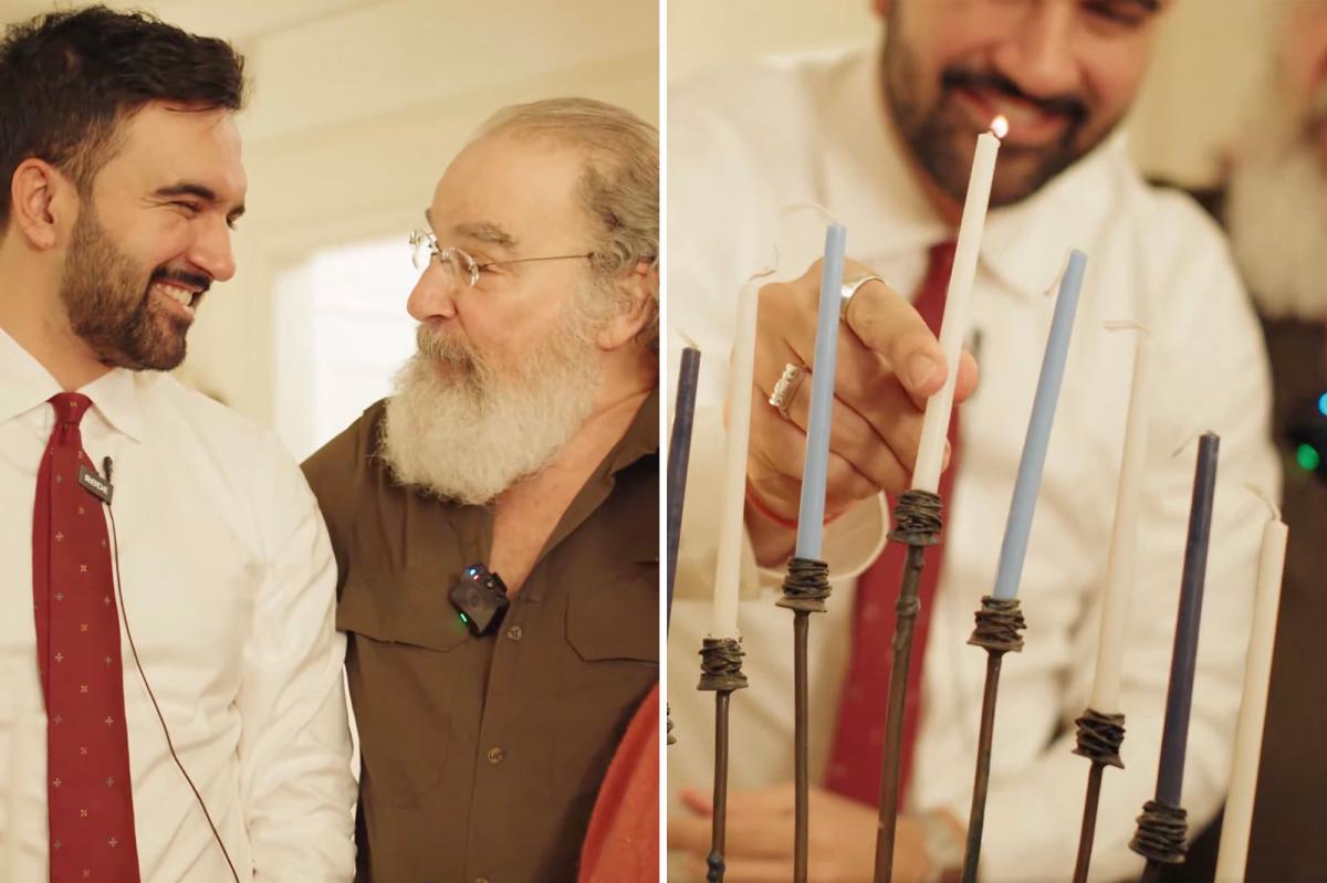 Anti-Zionist Mamdani celebrates Hanukkah with Jewish actor Mandy...