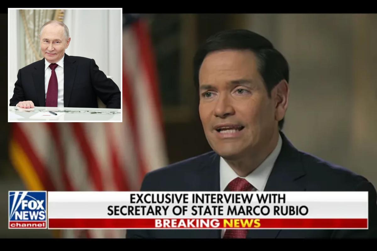Marco Rubio claims 'progress' towards Ukraine-Russian peace deal --...