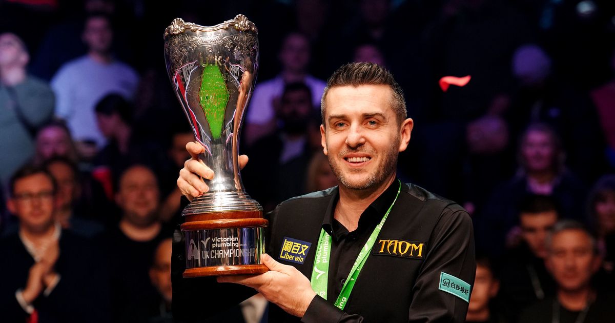 Mark Selby admits 'pinch me moment' as UK Championship win sees him join snooker greats - Daily Star