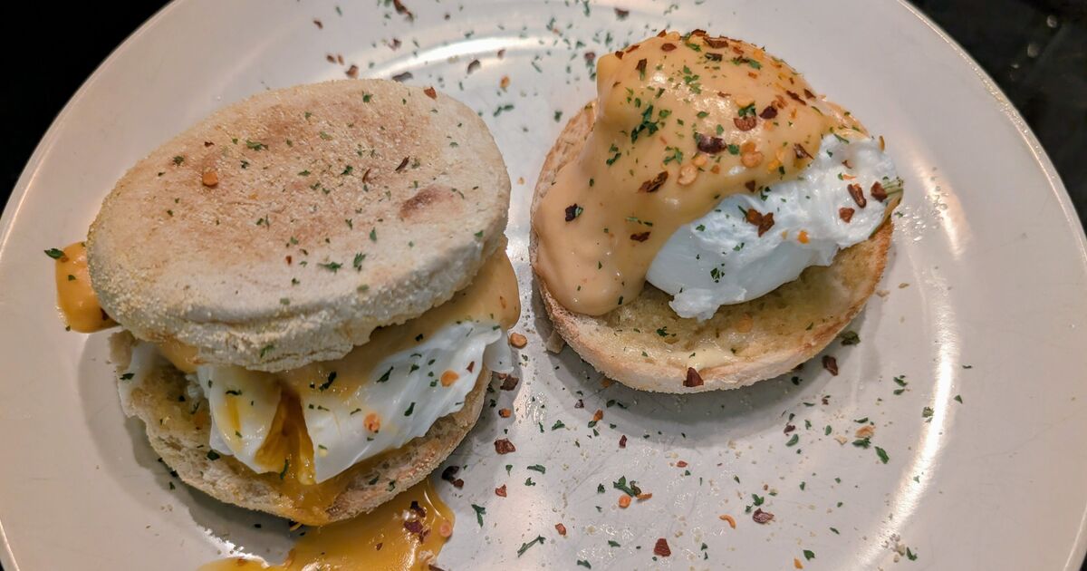 I made MasterChef star's egg Benedict  --  how to make the perfect poached egg