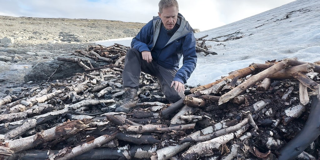 Melting mountain ice reveals 'rare' 1,500-year-old hunting facility still smelling of reindeer