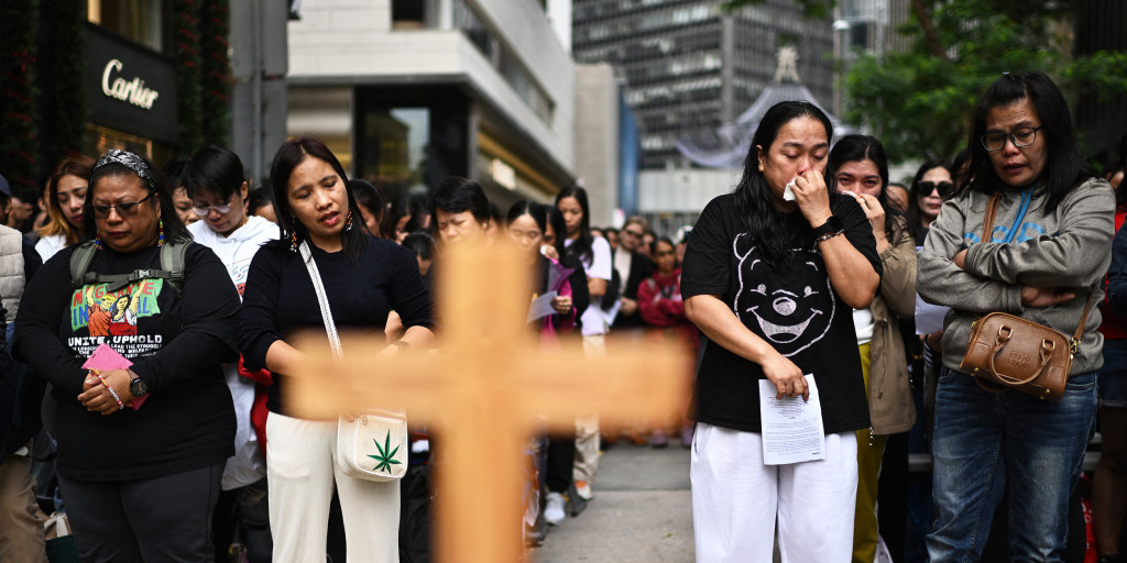 Migrant caregivers who pulled children from Hong Kong fire are hailed as heroes
